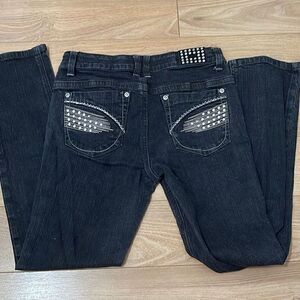 ‎Arizona Jeans black jeans size 10 girls
